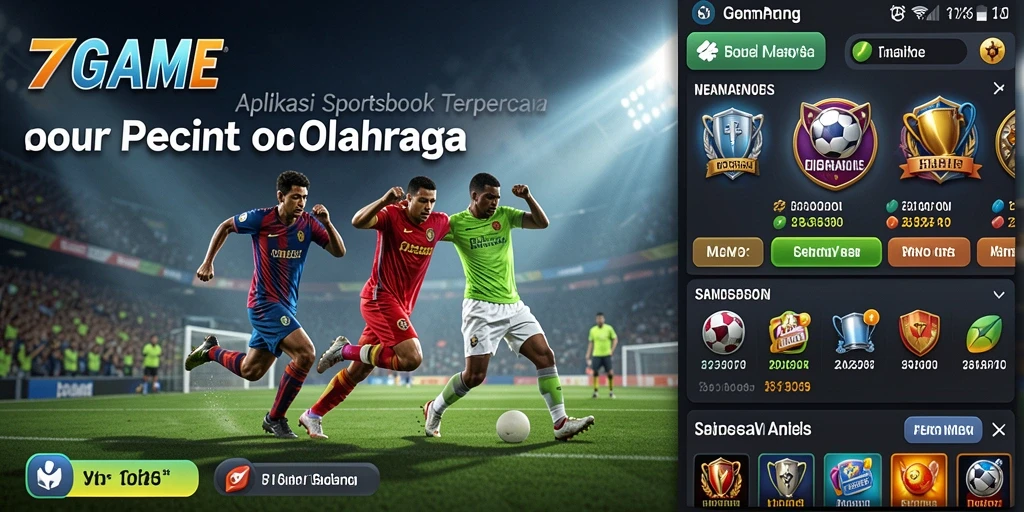 Tampilan gameplay aplikasi Sportsbook 7GAME yang menarik.