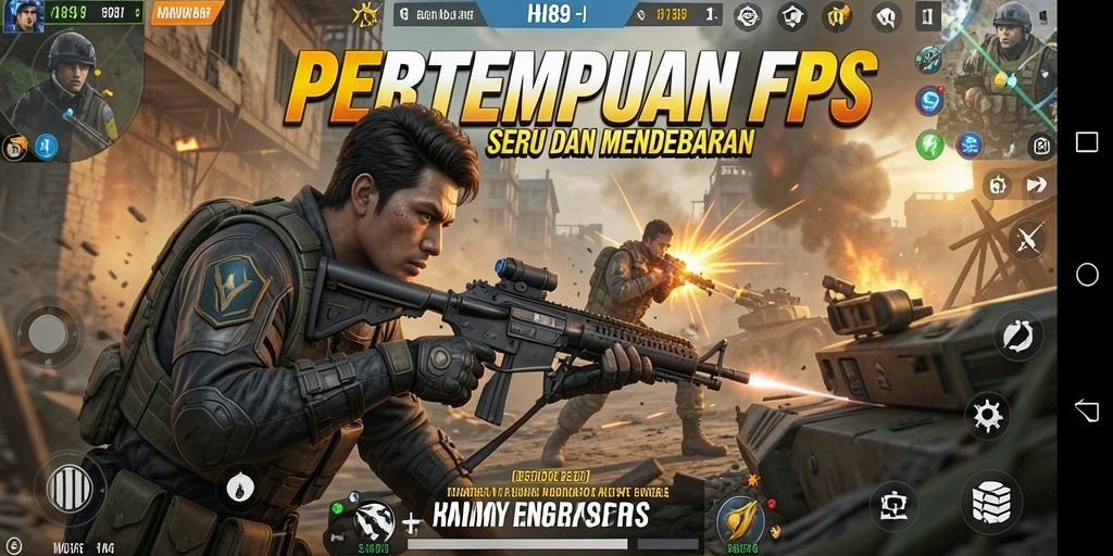Gameplay H89 menampilkan aksi tembak-menembak yang mendebarkan.