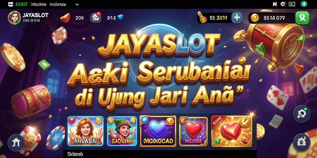 Tampilan utama gameplay JAYASLOT yang penuh aksi.