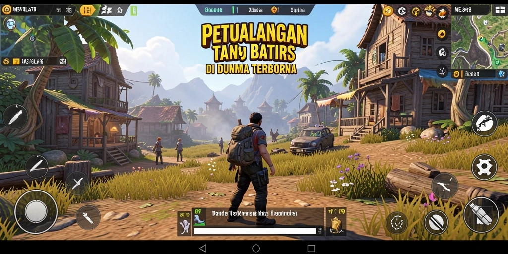 Tampilan gameplay menakjubkan di dunia terbuka MENYALA78.