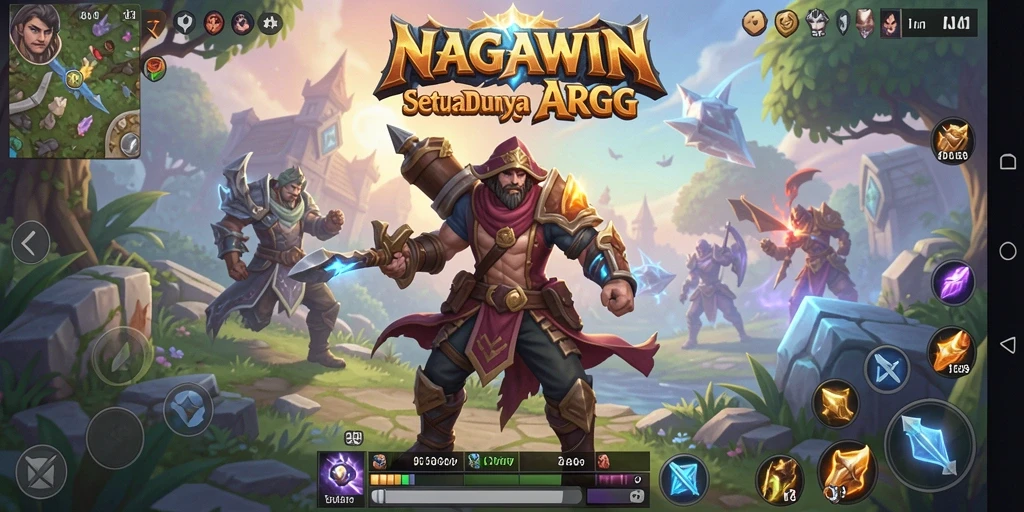 Tampilan gameplay menarik dari NAGAWIN dalam dunia ARPG.
